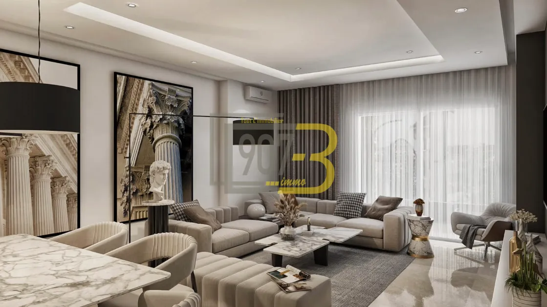 A vendre Un Appartement S+2 Situé à Nouvelle-Soukra