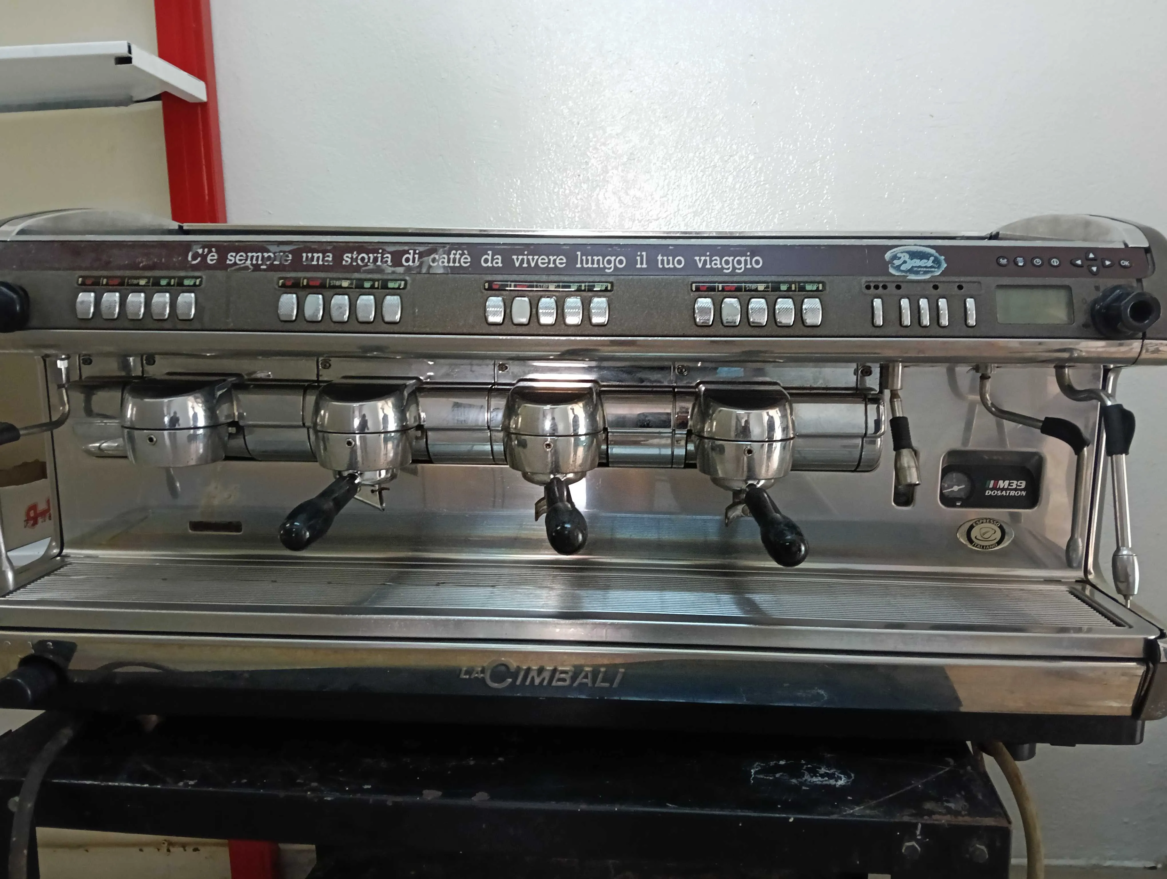 CIMBALI M39 đźđč Machine Ă cafĂ© 4 groupes automatique en bonne Ă©tat