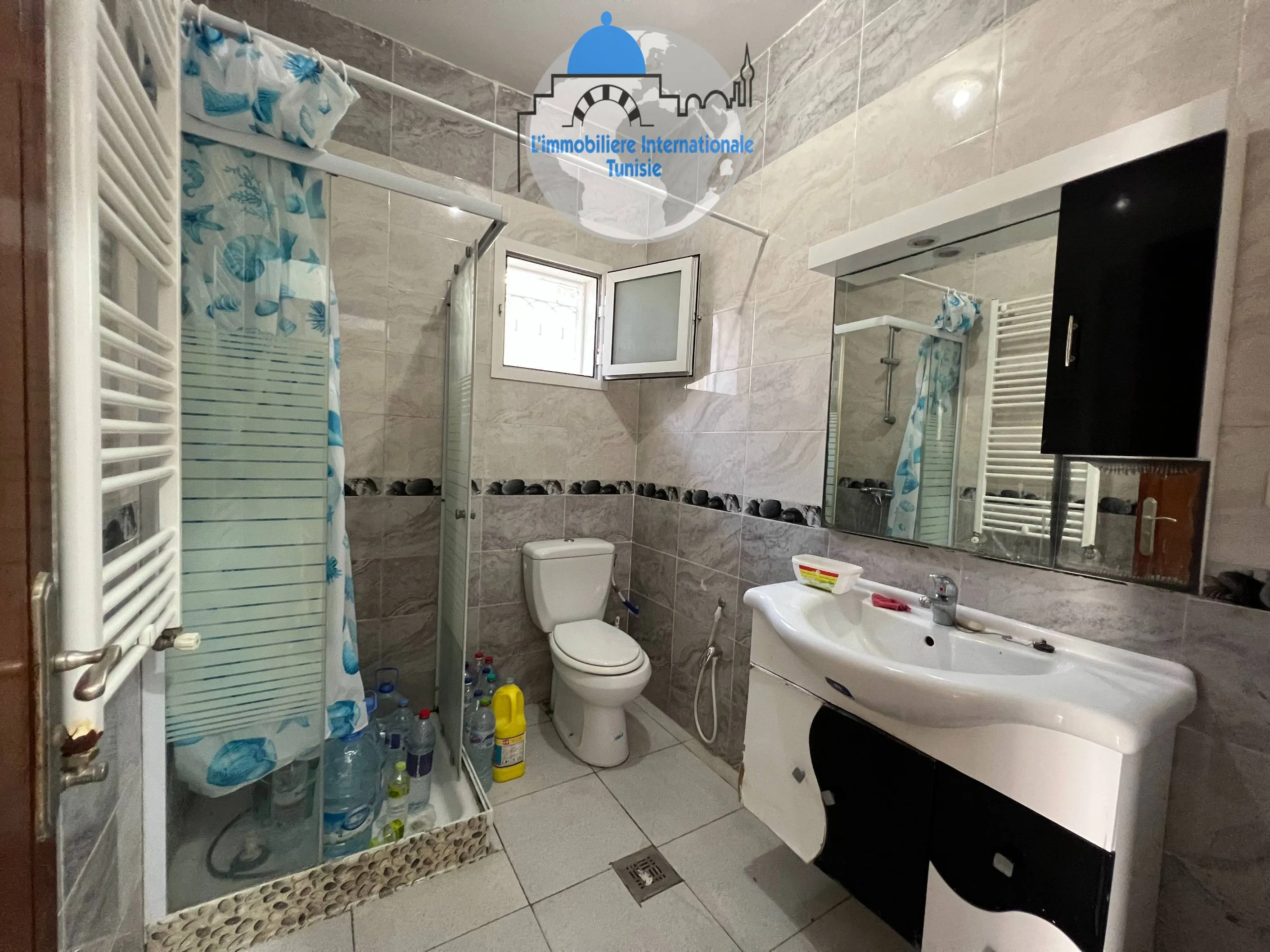 A Louer S+2  meublé au RDC à Khzema EST 