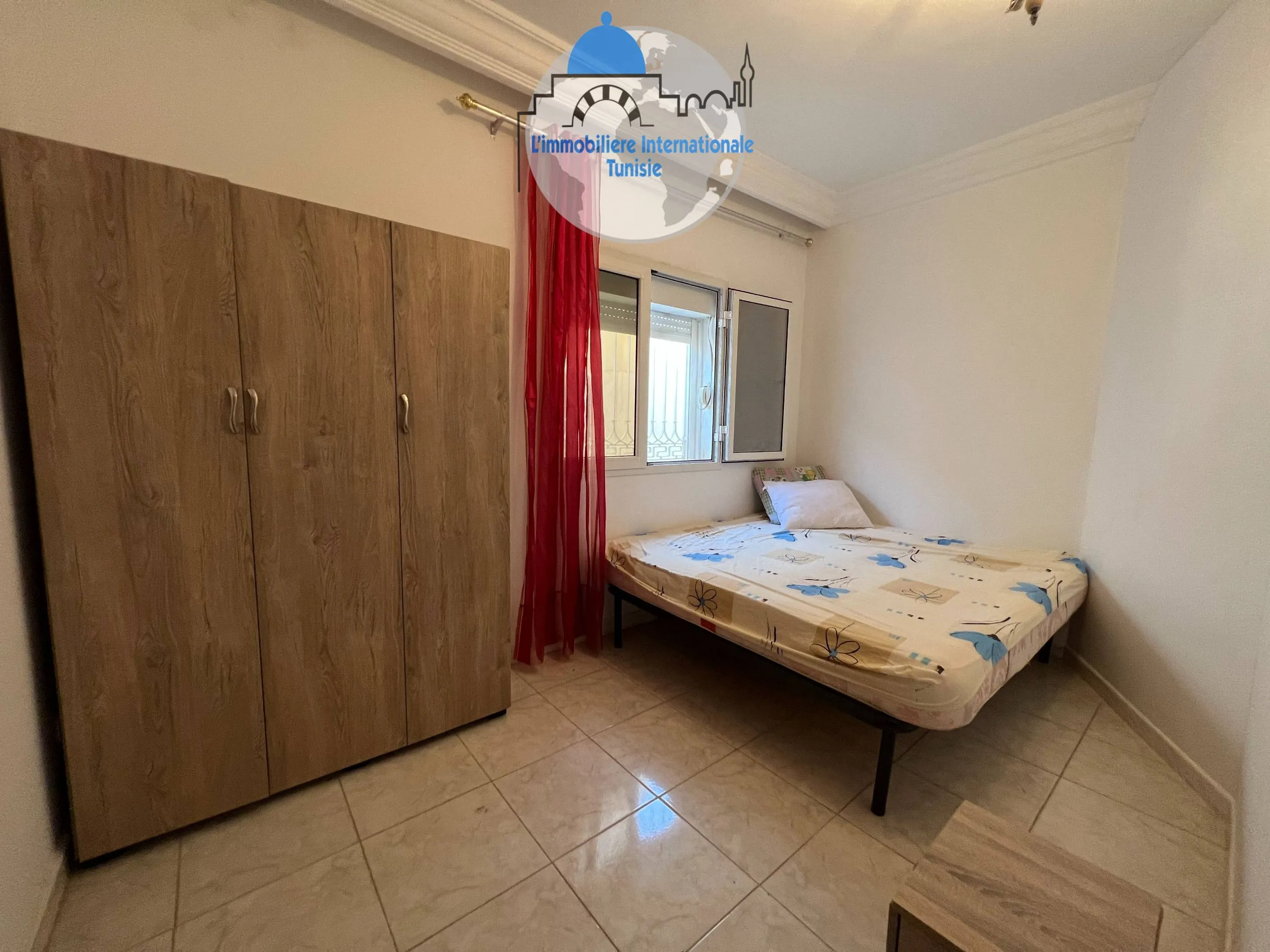 A Louer S+2  meublé au RDC à Khzema EST 