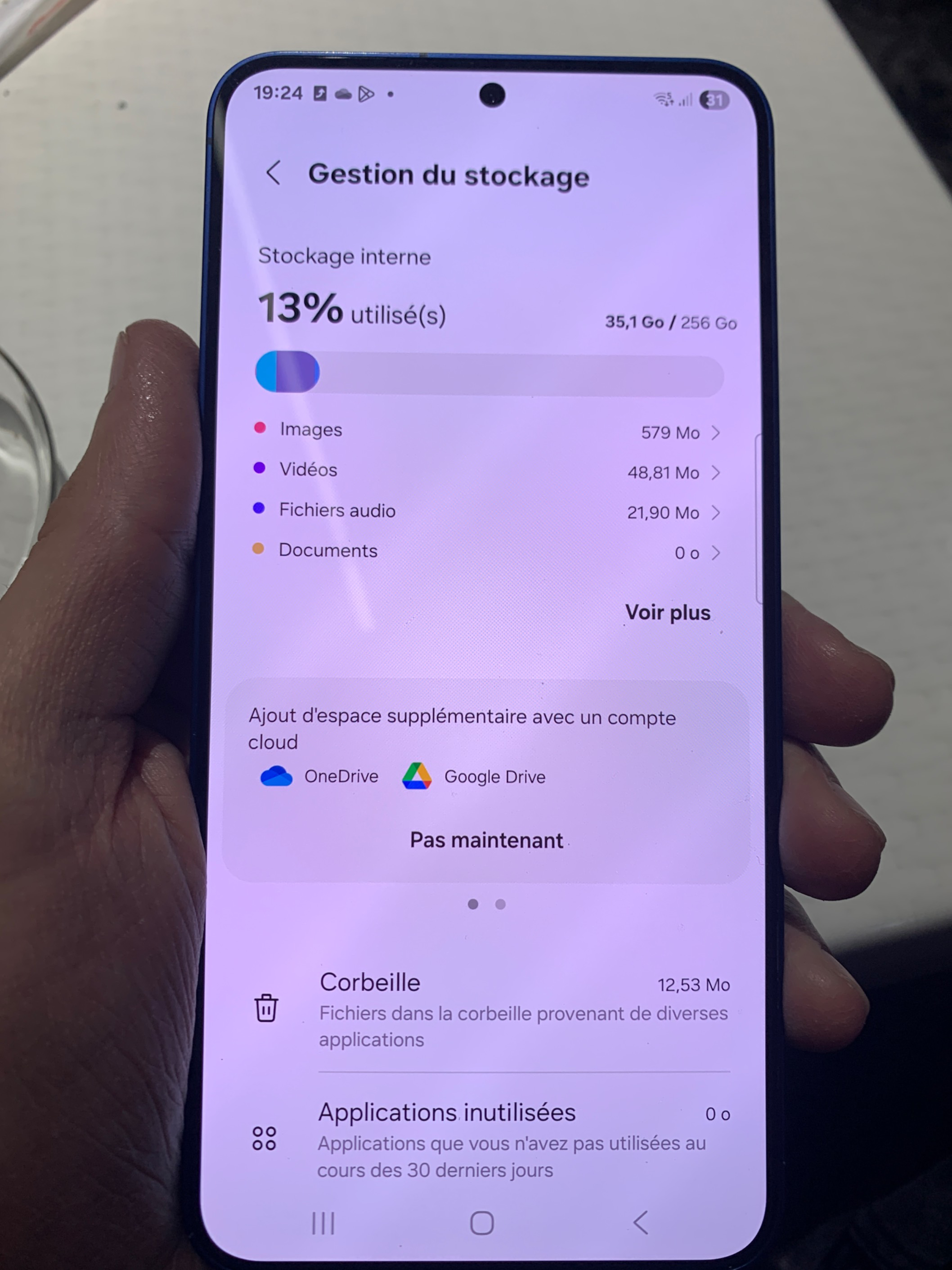 Telephone Samsung galaxy 25 plus