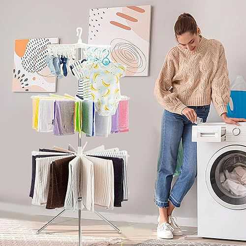 Sèche linge portable à 3 niveaux très pratique