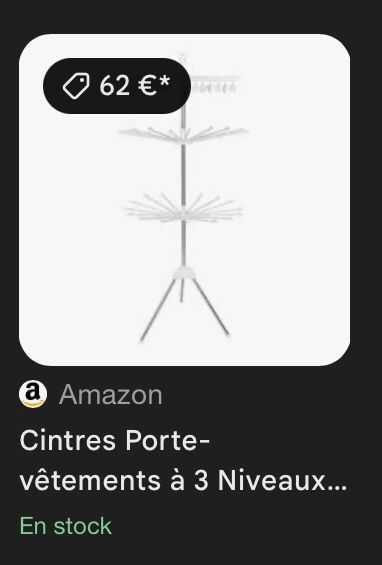 Sèche linge portable à 3 niveaux très pratique