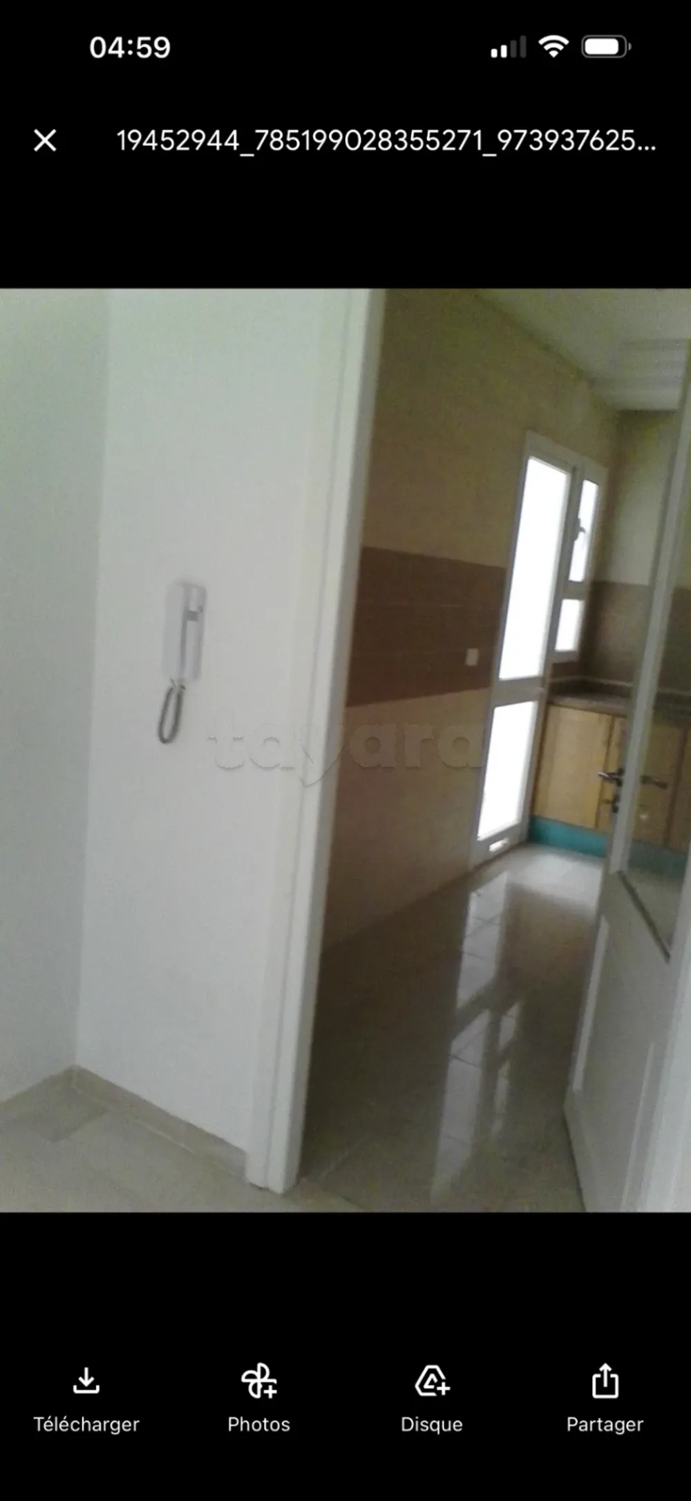 un spacieux appartement s+2 au 2éme étage (avec ascenseur) a loue a bardo 2 prés de pâtisserie ranim