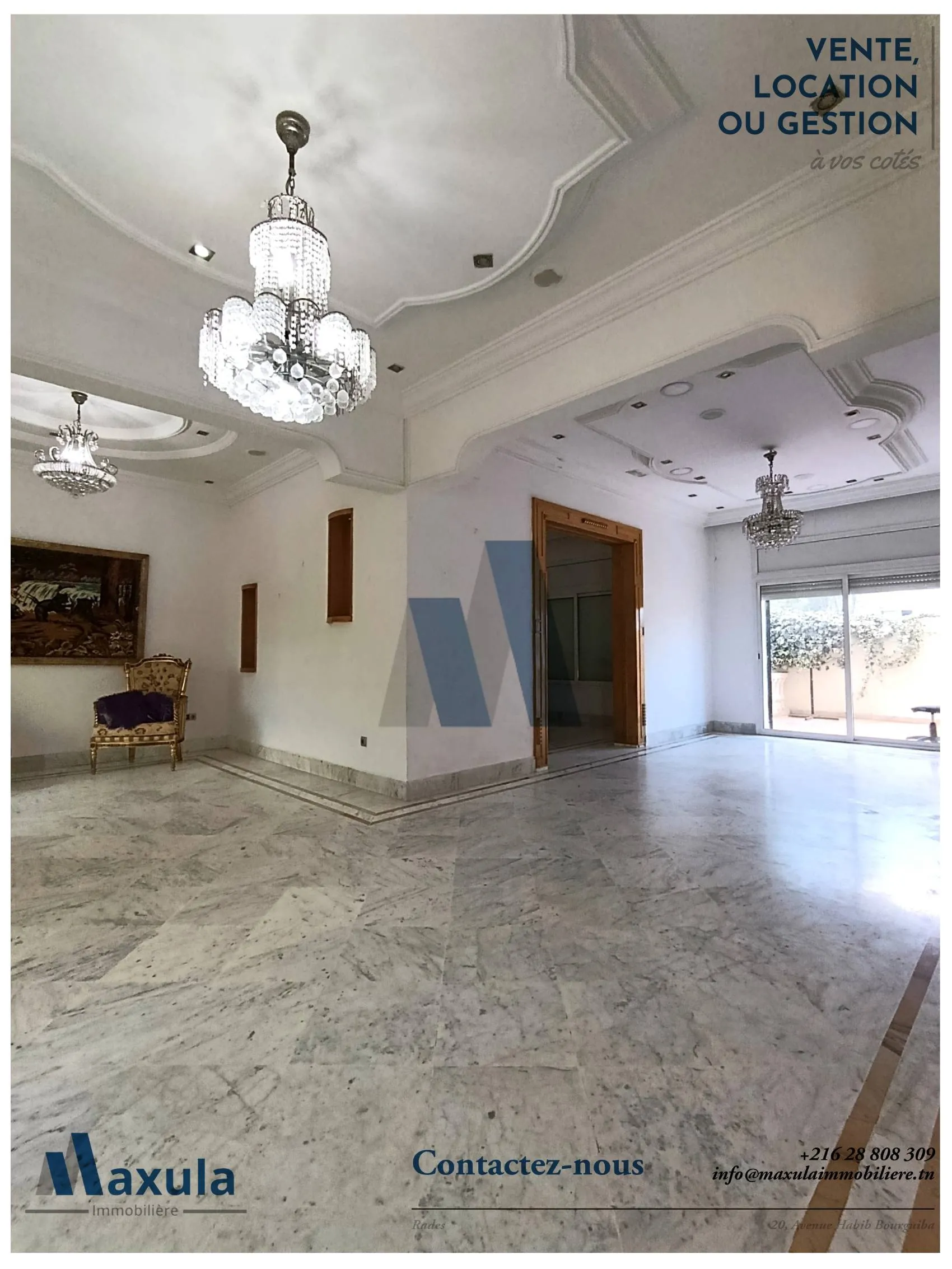 À VENDRE SPACIEUX DUPLEX S+4 À RADES MELIANE 2