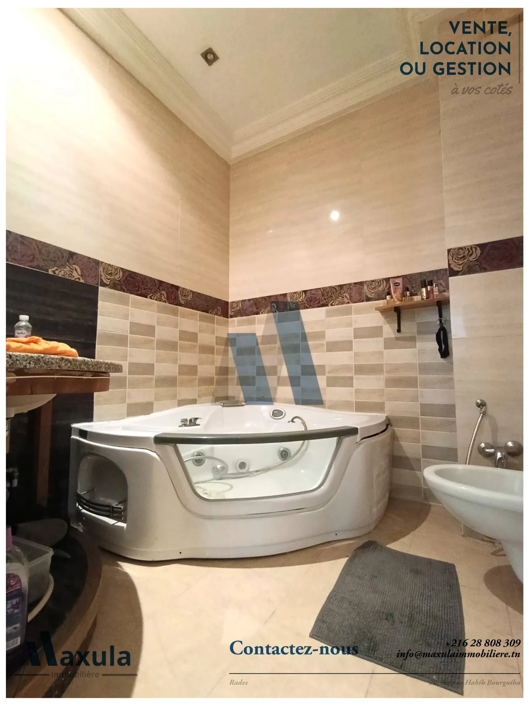 À VENDRE SPACIEUX DUPLEX S+4 À RADES MELIANE 2