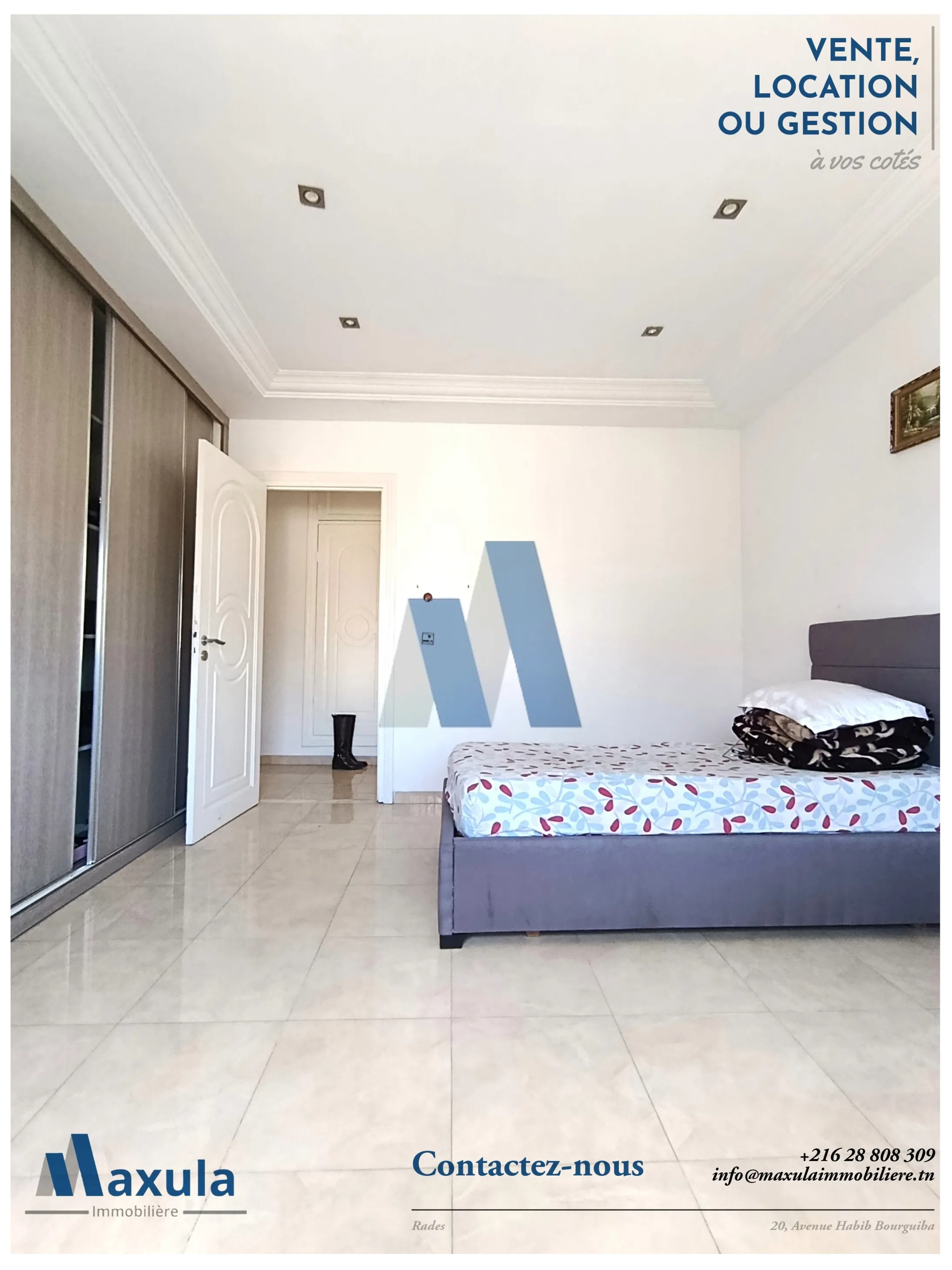 À VENDRE SPACIEUX DUPLEX S+4 À RADES MELIANE 2