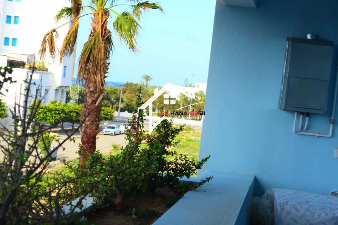 a louer appartement s+2 vue sur mer au zone touristique hôpital taher sfar mahdia 