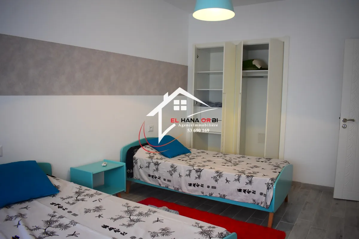 a louer appartement s+2 vue sur mer au zone touristique hôpital taher sfar mahdia 