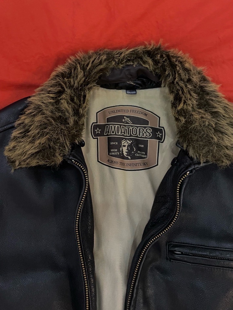 Veste cuir aviators