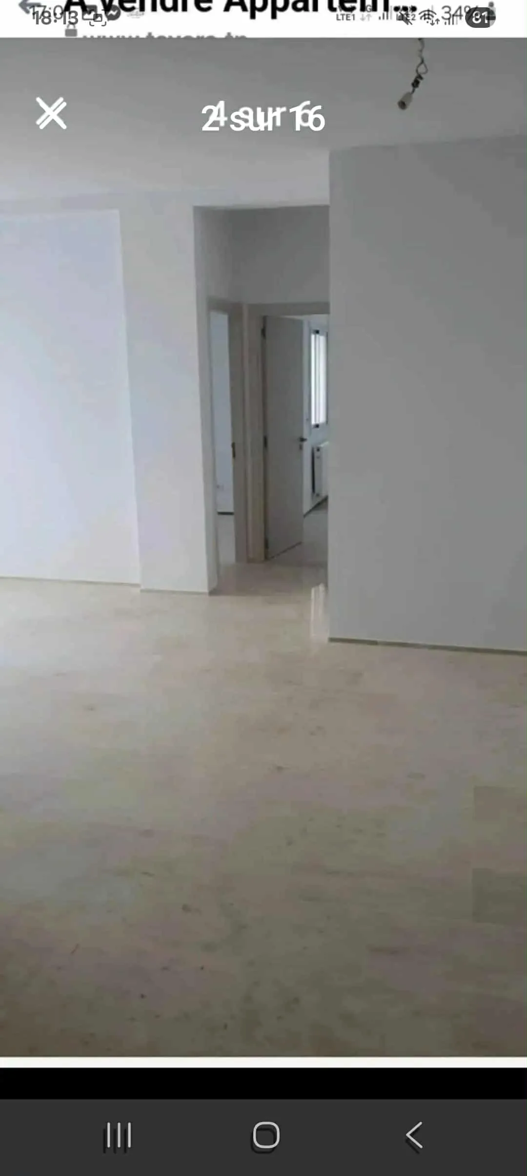 Appartement à vendre 