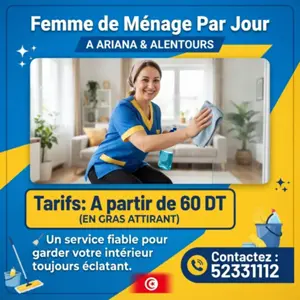 FREMMES DE MENAGES PAR JOURS