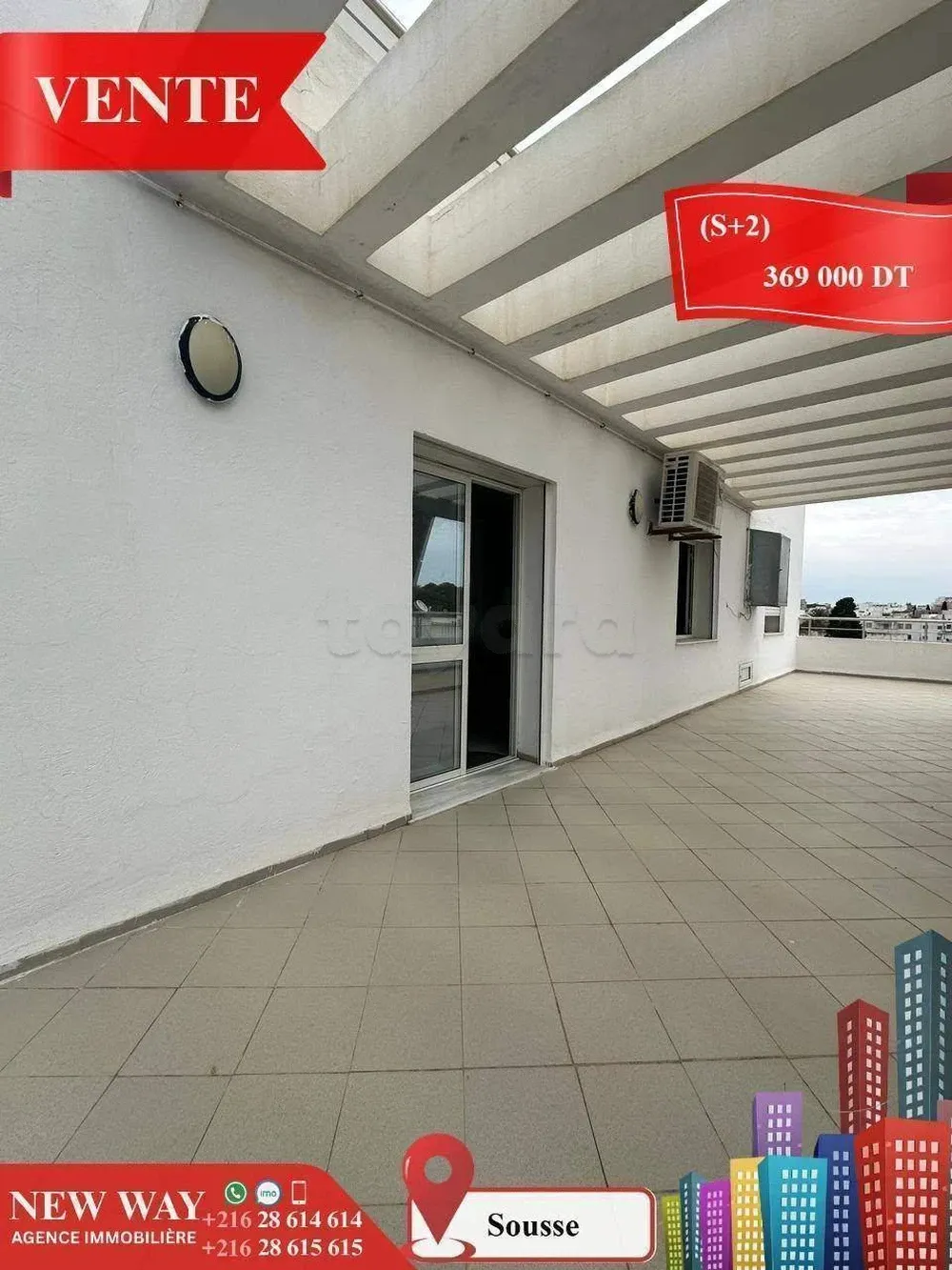 (S+2) à Sousse Prés Hôpital Farhat Hached