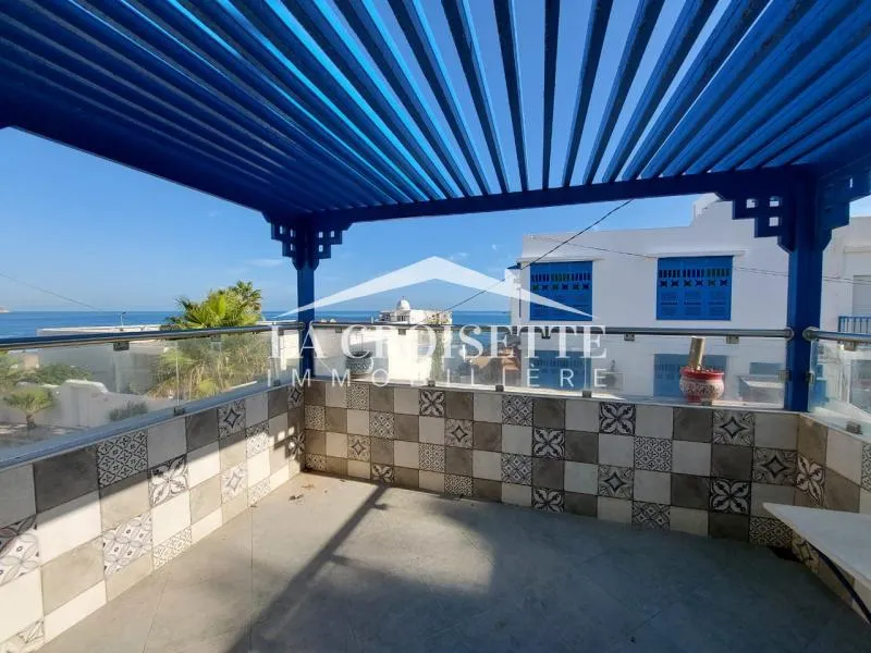 Appartement S+2 meublé Vue Mer à La Marsa MAL2002