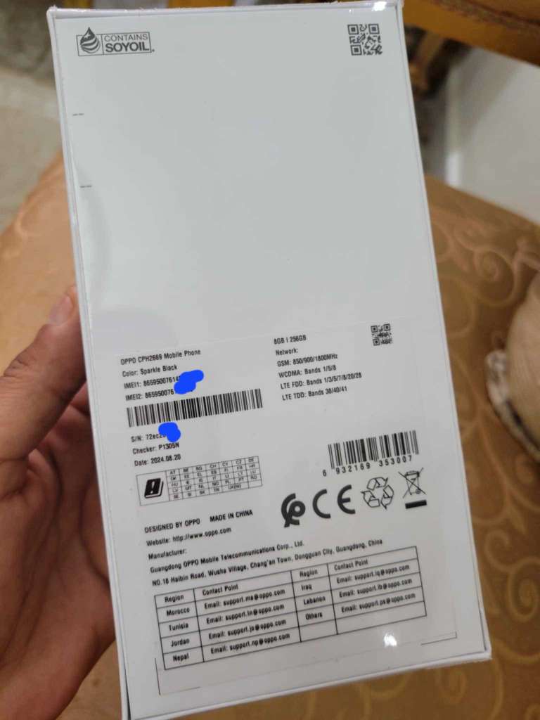 oppo a 3 neuf  version 8/256