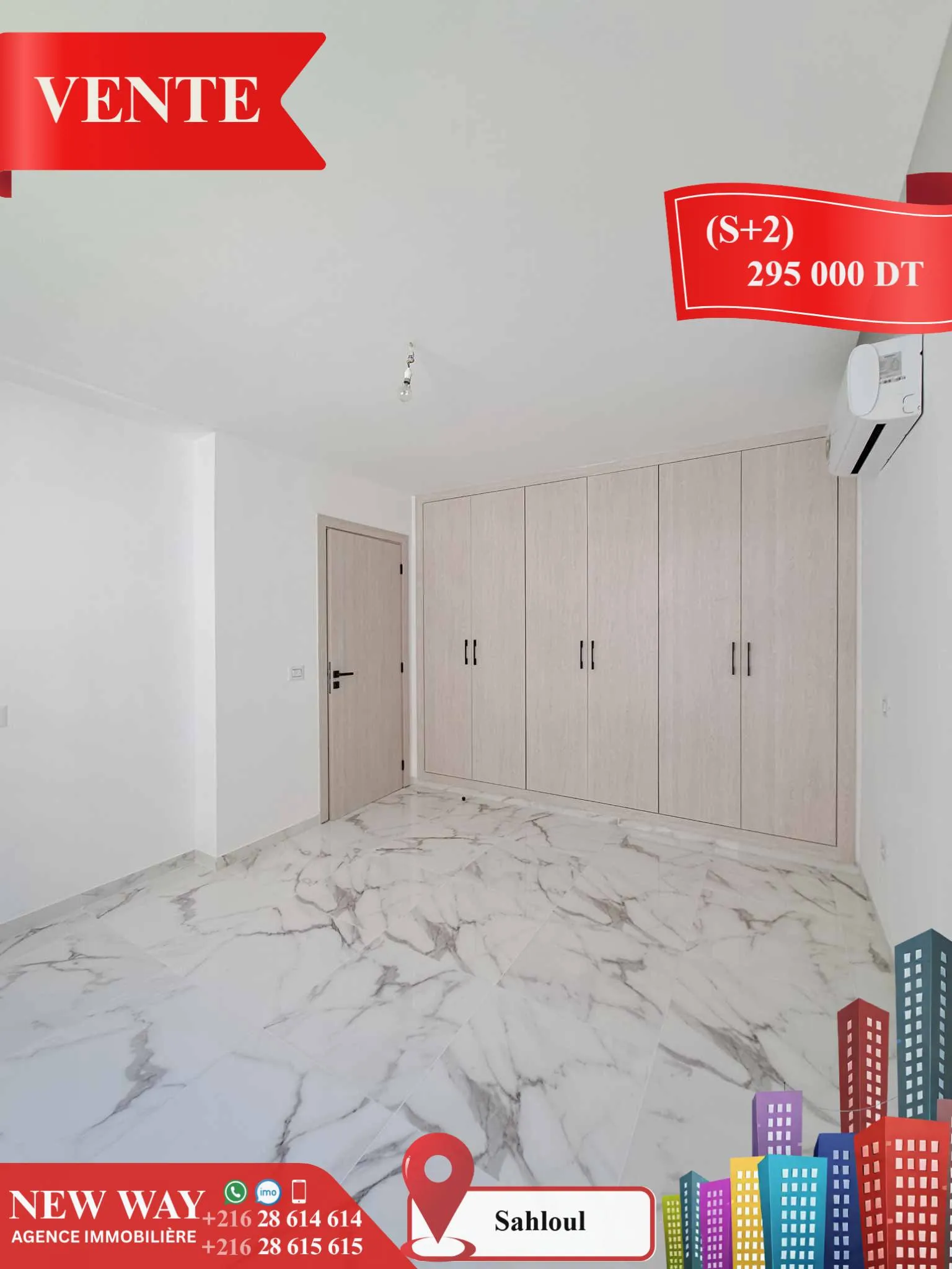Appartement (S+2) à Sahloul 4