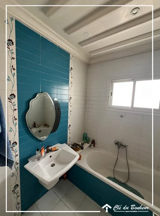 Appartement S+2 au RDC à Ain Zaghouen Nord 