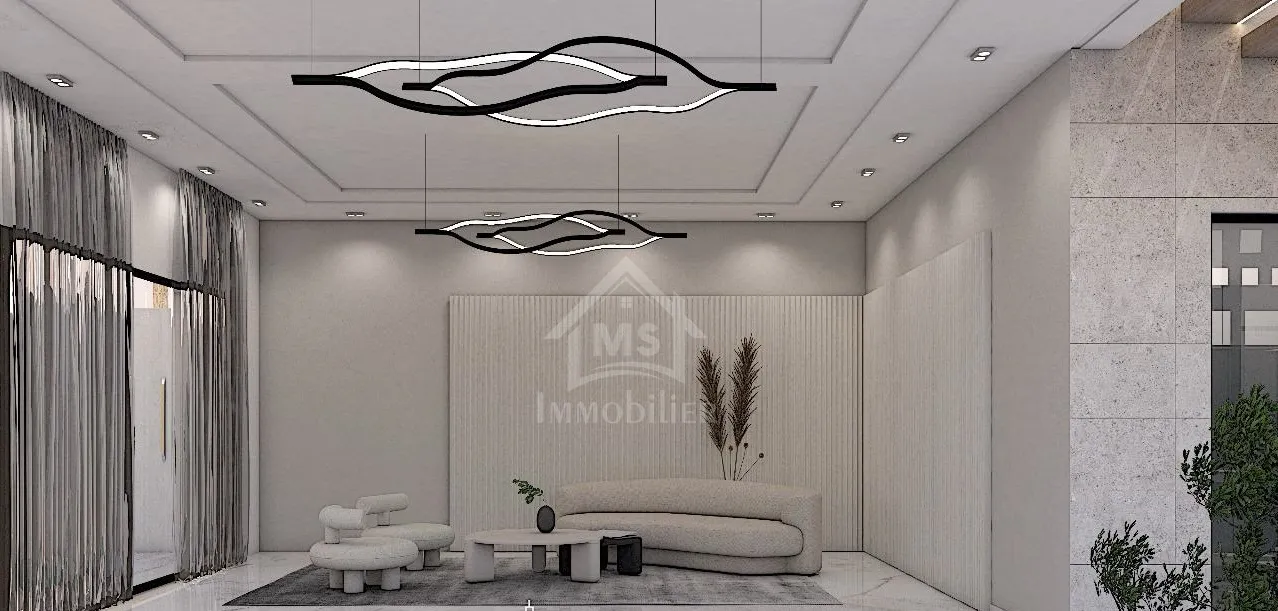 A vendre, villa sur plan S+5 à Yasmine Hammamet 51355351