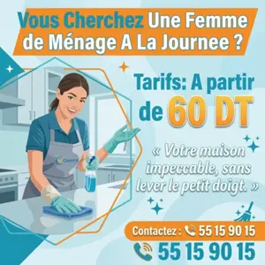 femme de menage par jour
