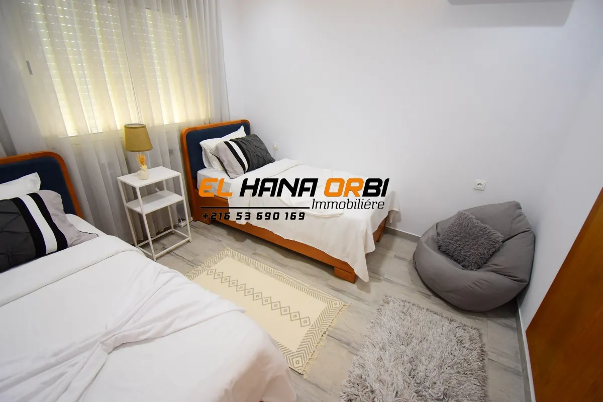 À louer : appartement S+2 avec place de parking