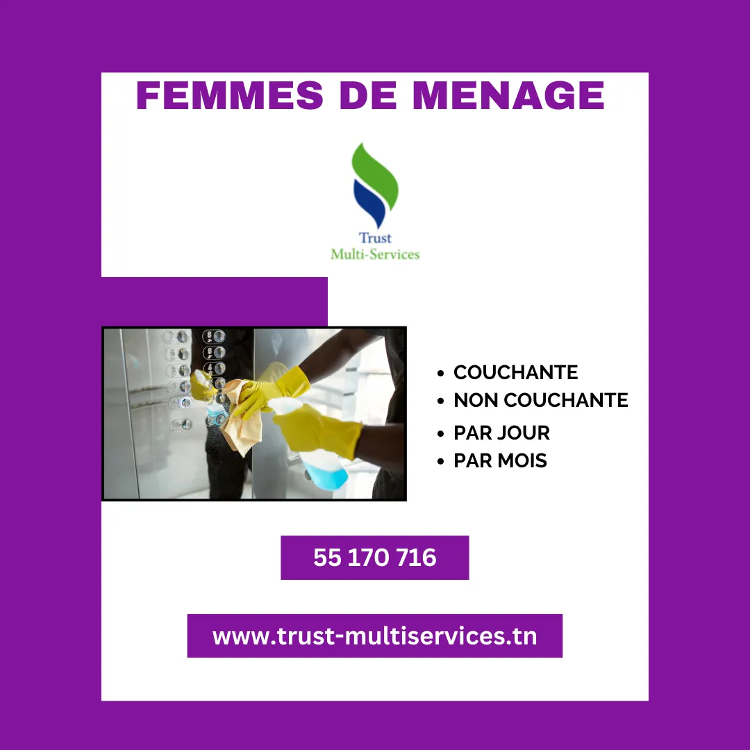 AIDE MENAGERE PAR MOIS