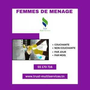 AIDE MENAGERE PAR MOIS
