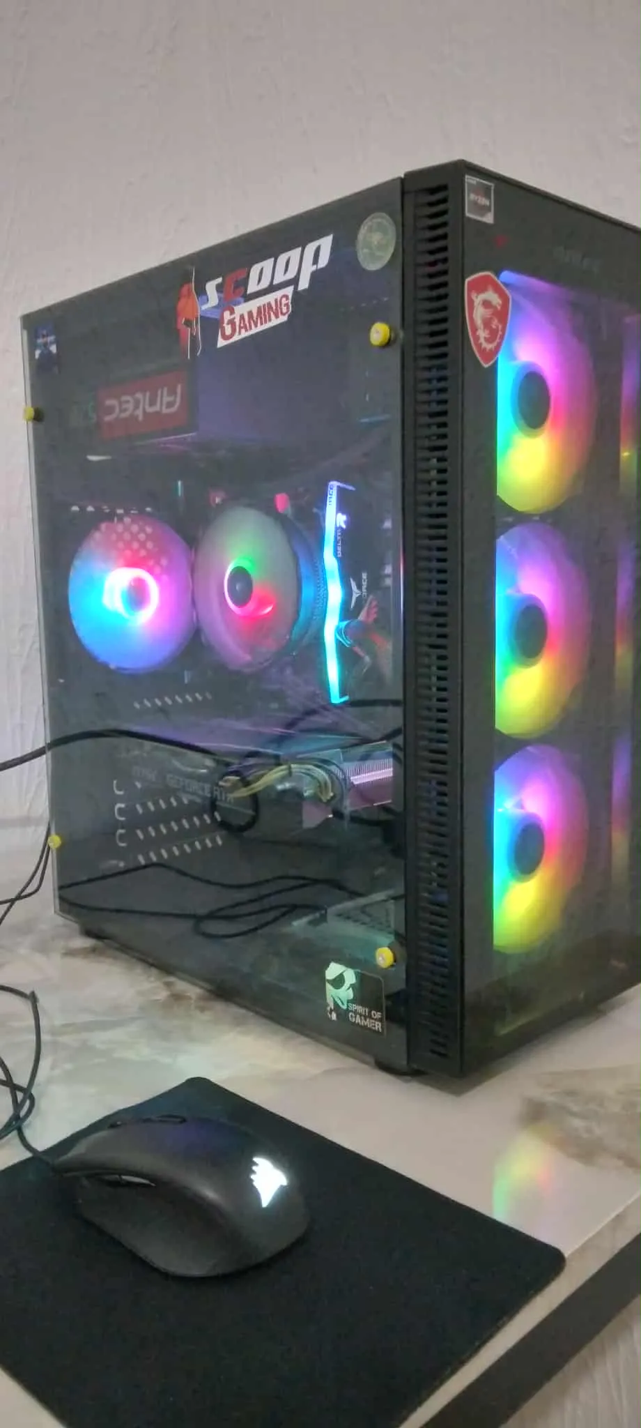 Unité Gamer R5 1600Af RTX 2060 Super 16Go SSd 256Go 