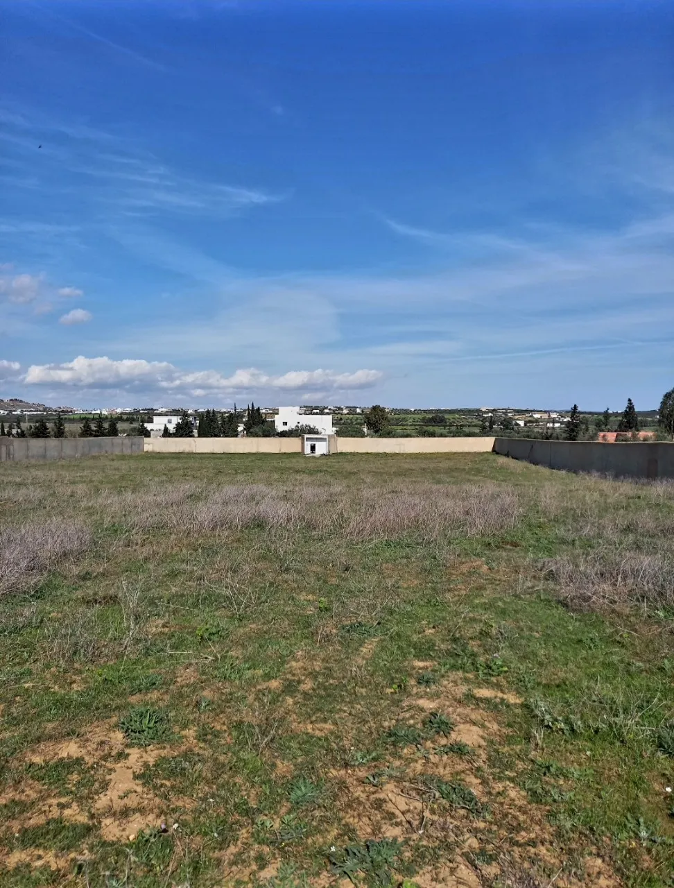 Forfait PRIX EXTRÊMEMENT NÉGOCIABLE TERRAIN entièrement clôturé à HAMMAMET 8200m²