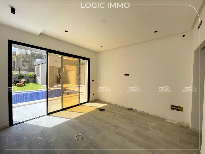 A vendre une Villa plain-pied s+3 en cours de finition située à basatine hammamet