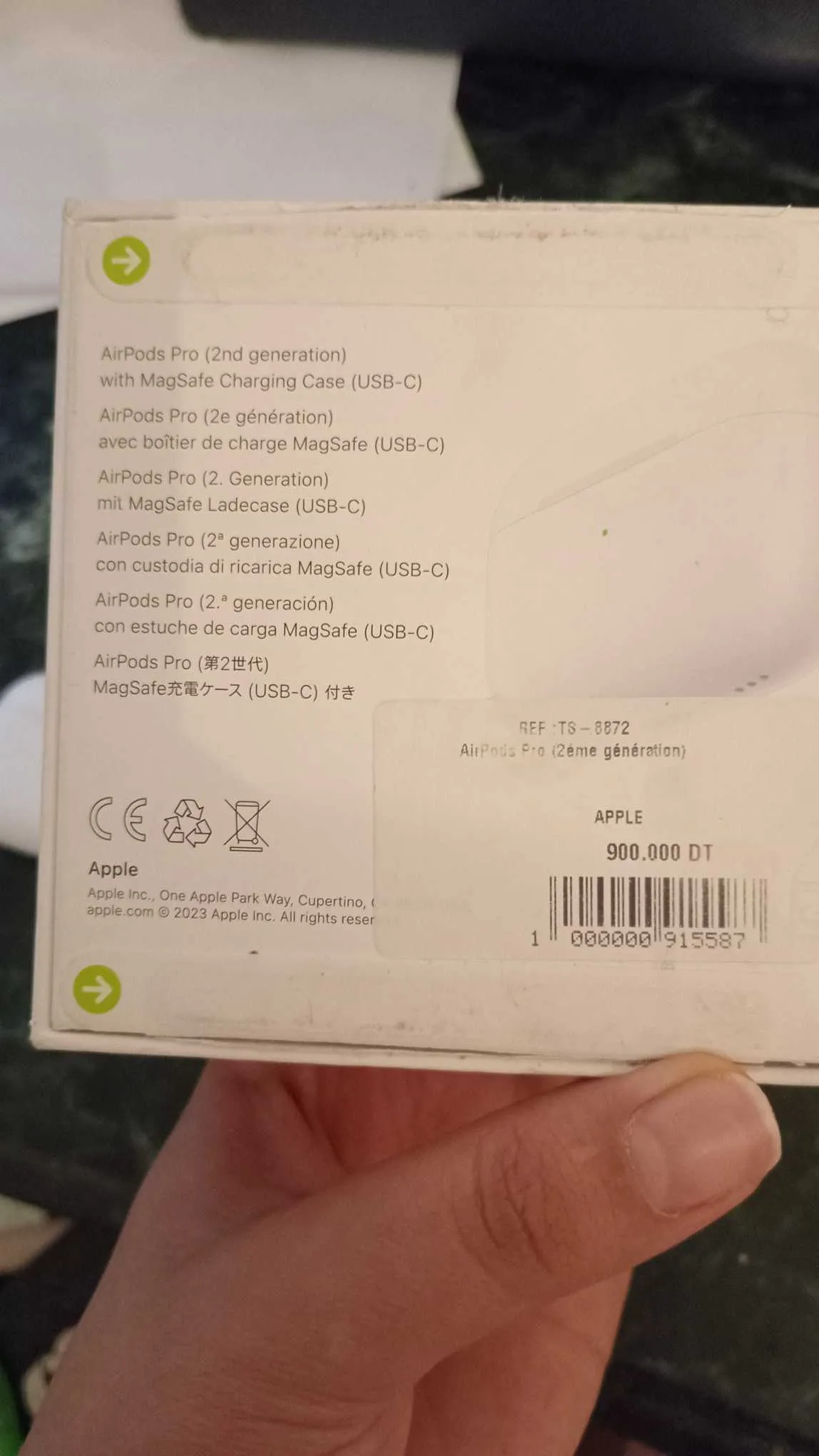 Airpods pro 2eme generation
