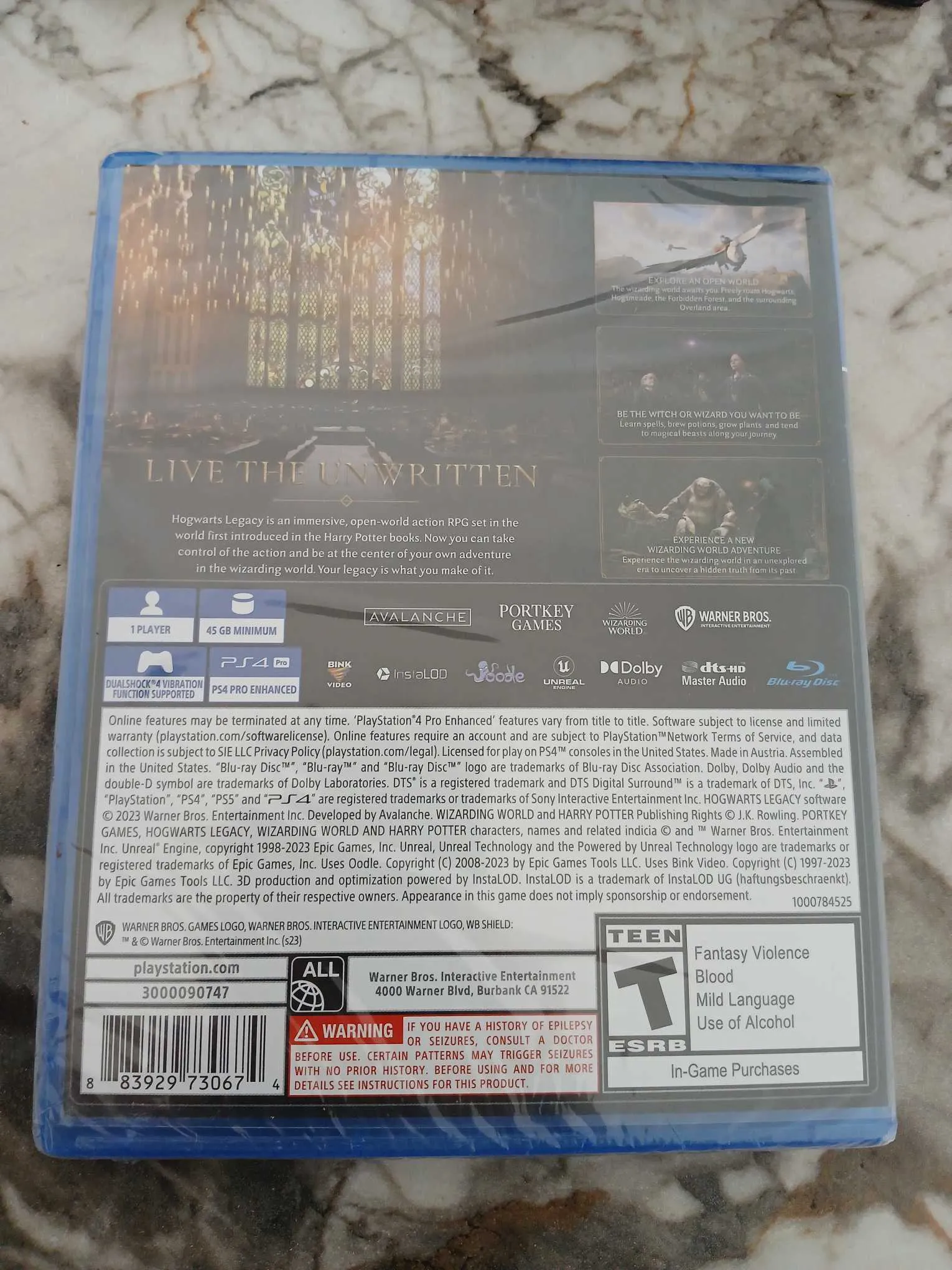 Hogwarts Legacy – PS4 – État neuf