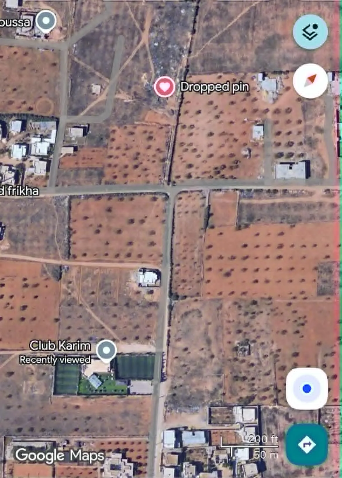 Terrain de 606 m² – Route Tunis, Zanket Ben Hmedou (près du Club Karim)