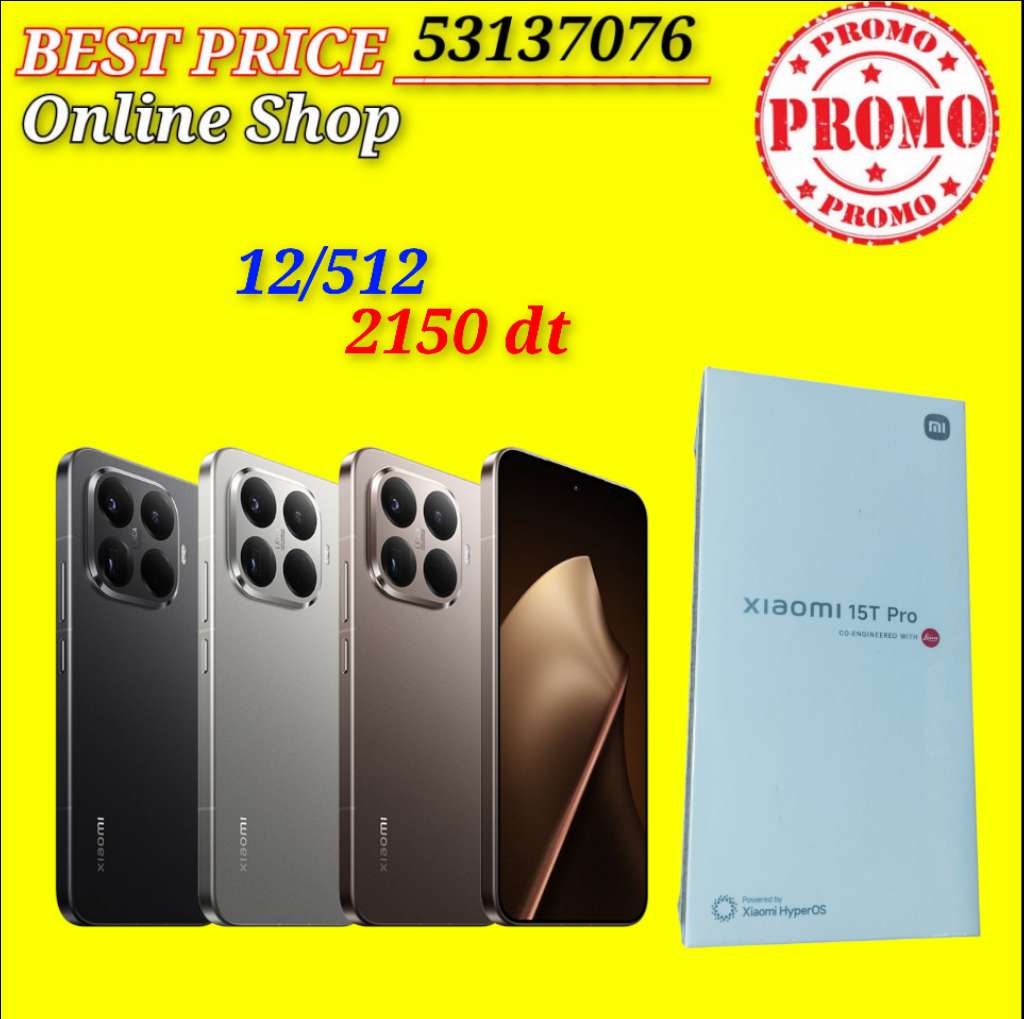 XIAOMI 15T Pro 12/512 5G Cacheté Neuf paquet fermé #Validé✔️