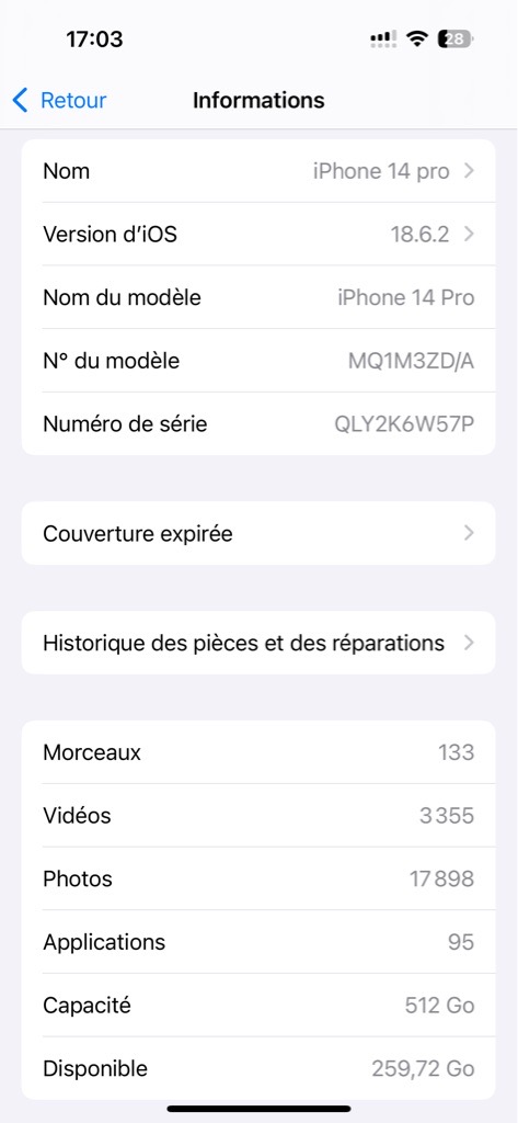 iPhone 14 pro 512GB