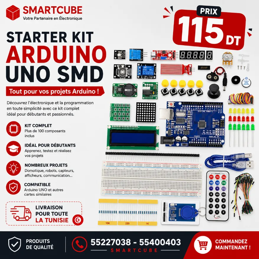 Kit apprentissage Arduino SMD