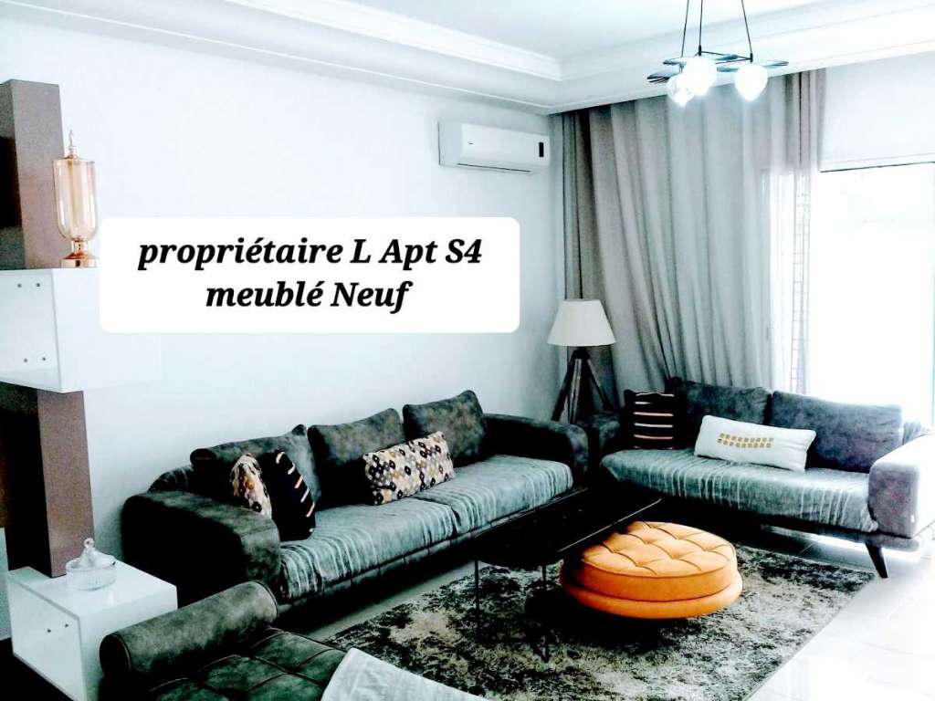 S+4 meublé Neuf proche lac2 pr étranger 