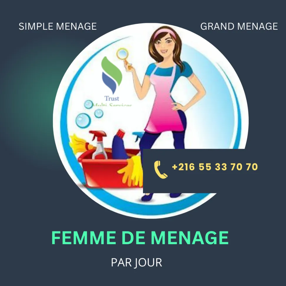 Femme de Ménage Par Jour à cite Ettahrir