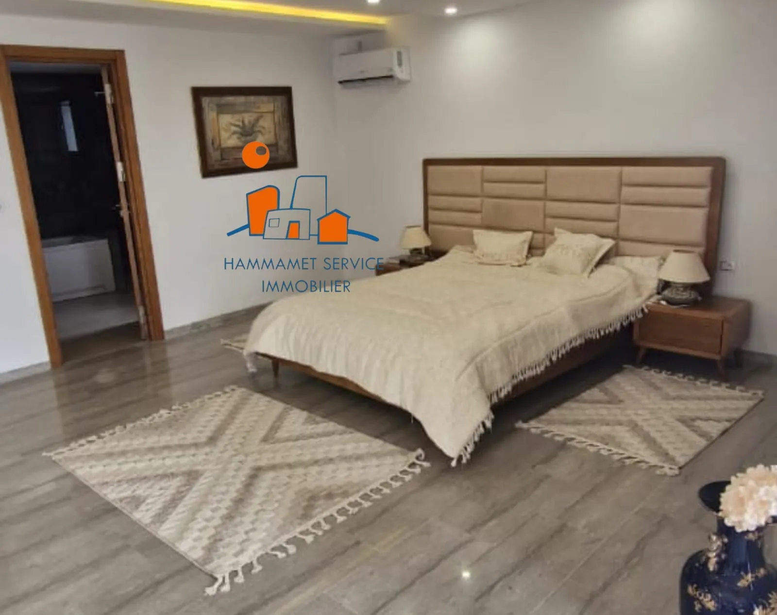 LOCATION à L'ANNÉE – VILLA AVEC PISCINE À HAMMAMET 🏊♂️