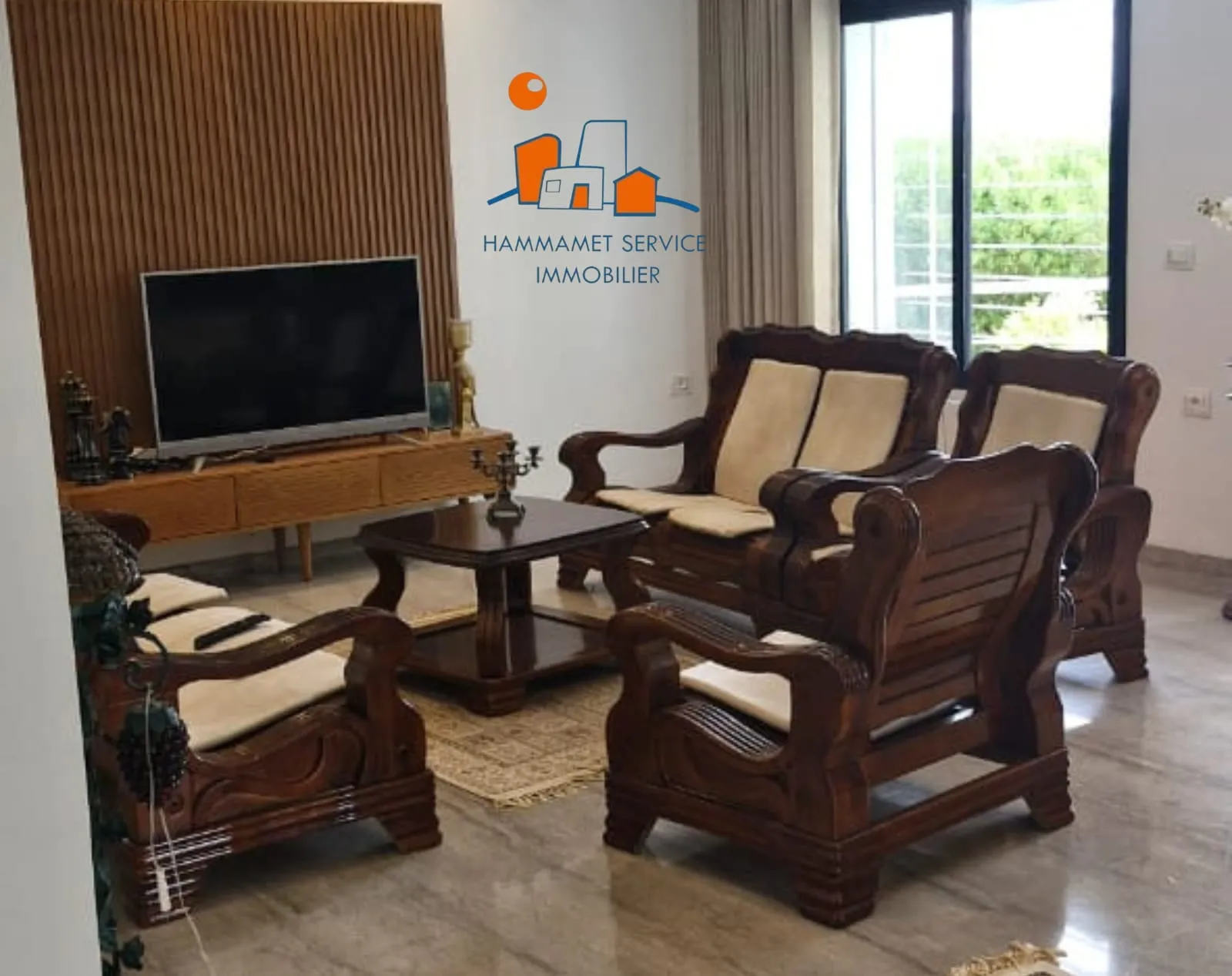 LOCATION à L'ANNÉE – VILLA AVEC PISCINE À HAMMAMET 🏊♂️
