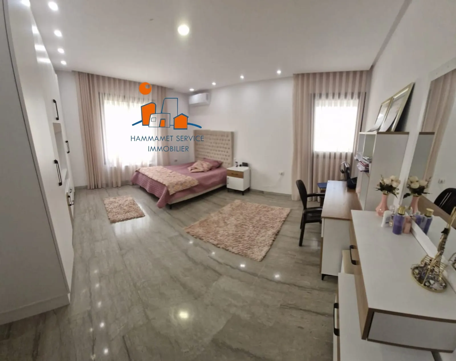 LOCATION à L'ANNÉE – VILLA AVEC PISCINE À HAMMAMET 🏊♂️