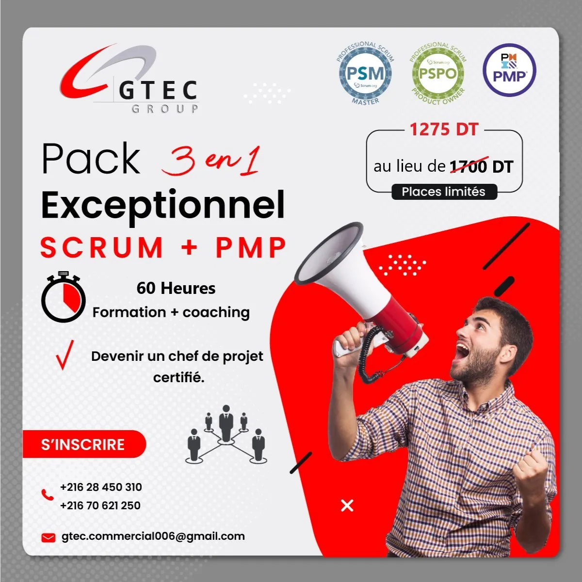 Pack 3en1 Project Manager à prix réduit !