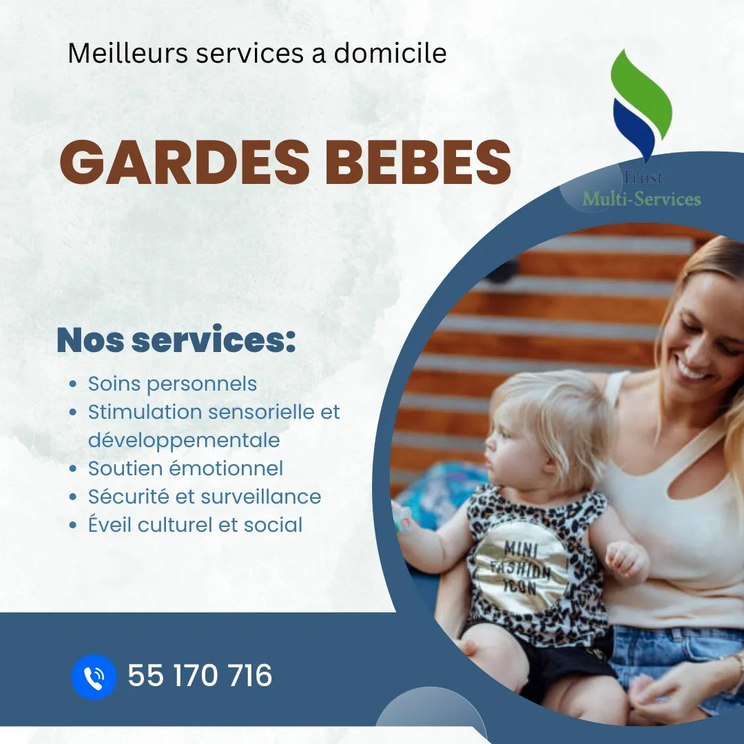 société propose des Gardes Bebes et Enfants A Sidi bousaid