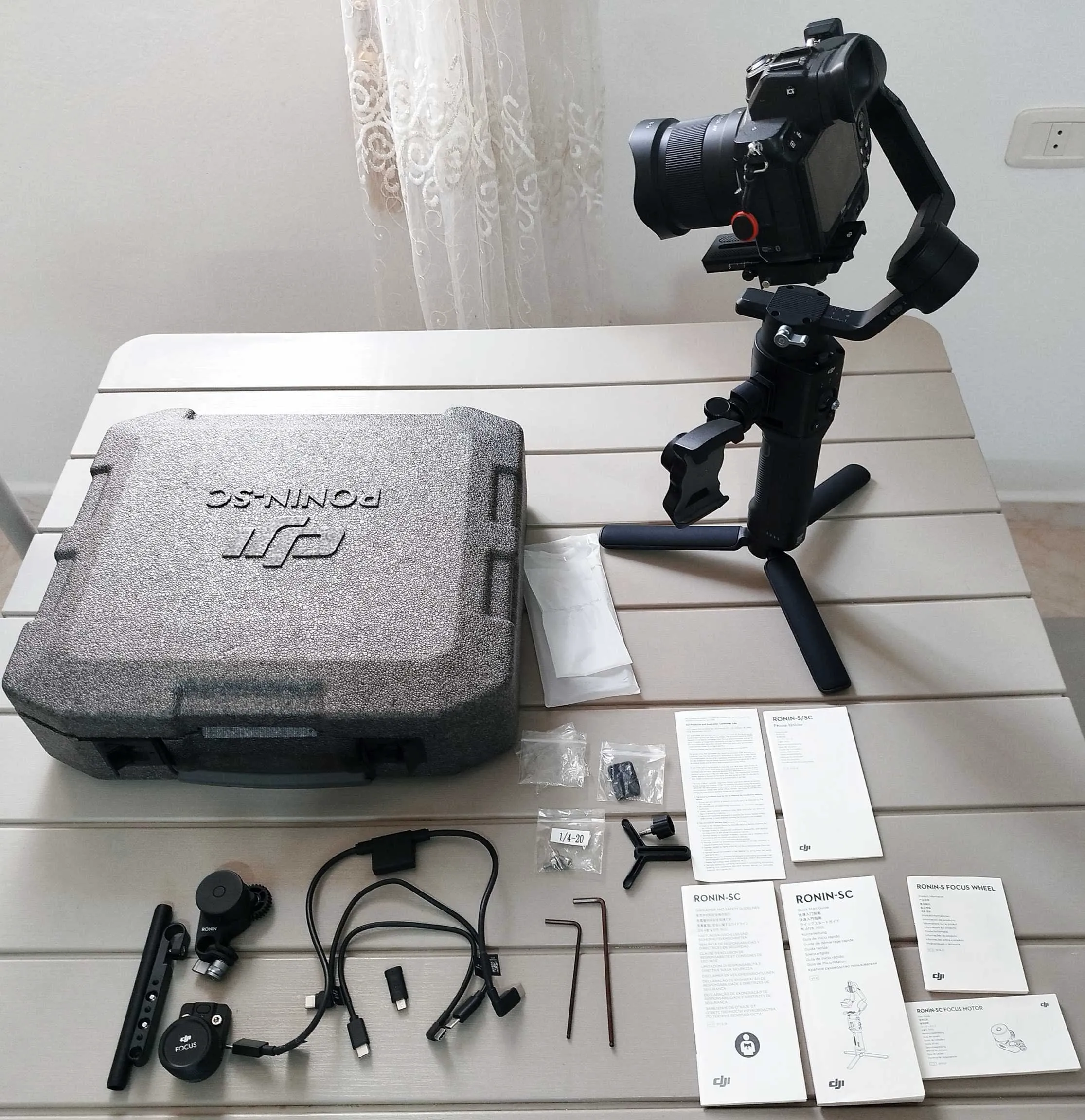DJI ronin RSC pro combo