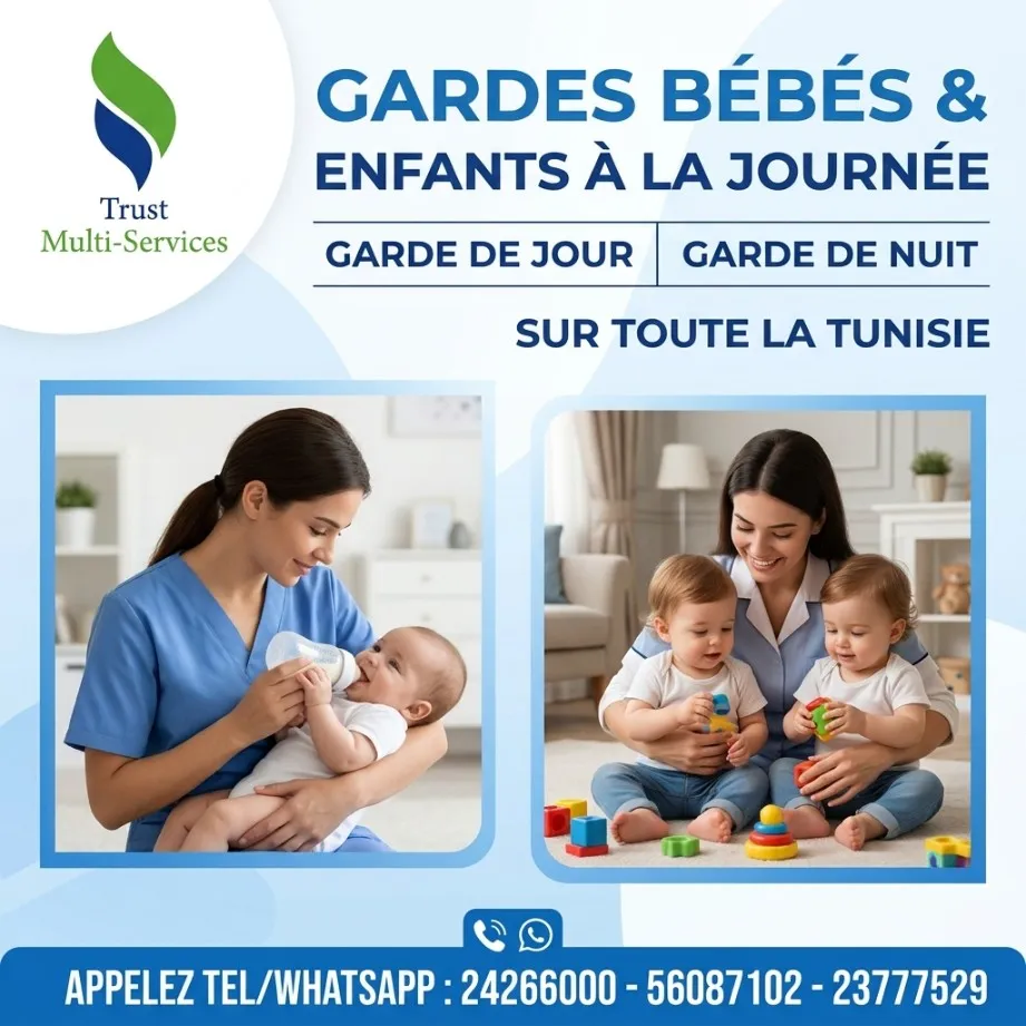 GARDES BEBES PAR MOIS A KSAR HLEL