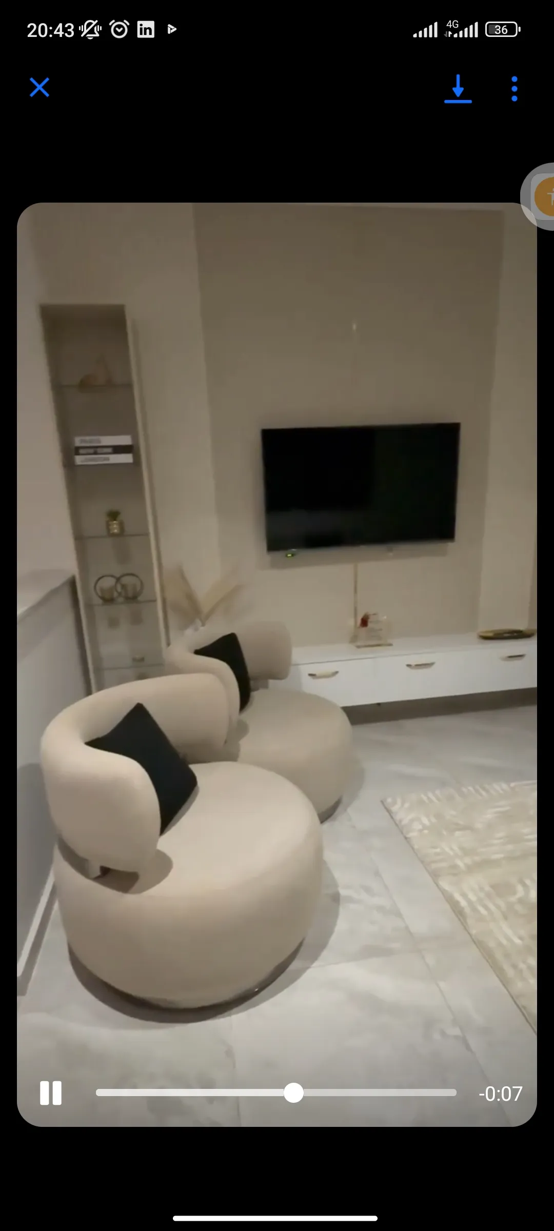 Salon jamais utilisé