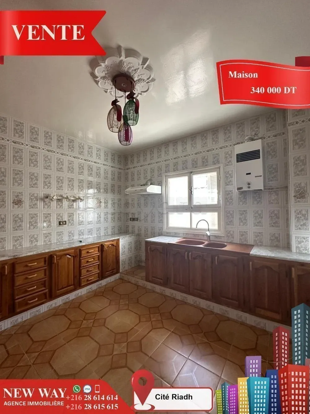 Maison indépendante (S+4) à Cité Riadh