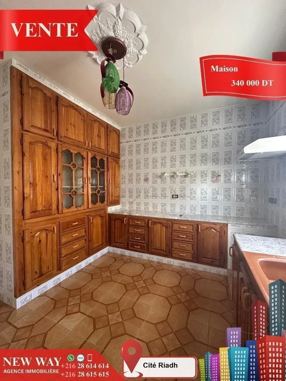Maison indépendante (S+4) à Cité Riadh