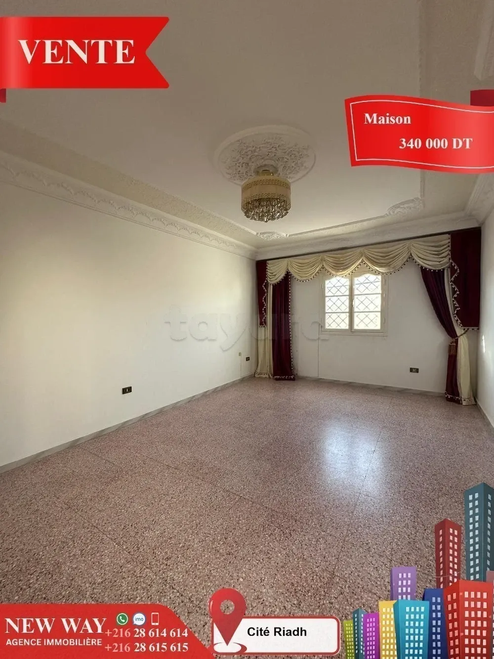 Maison indépendante (S+4) à Cité Riadh