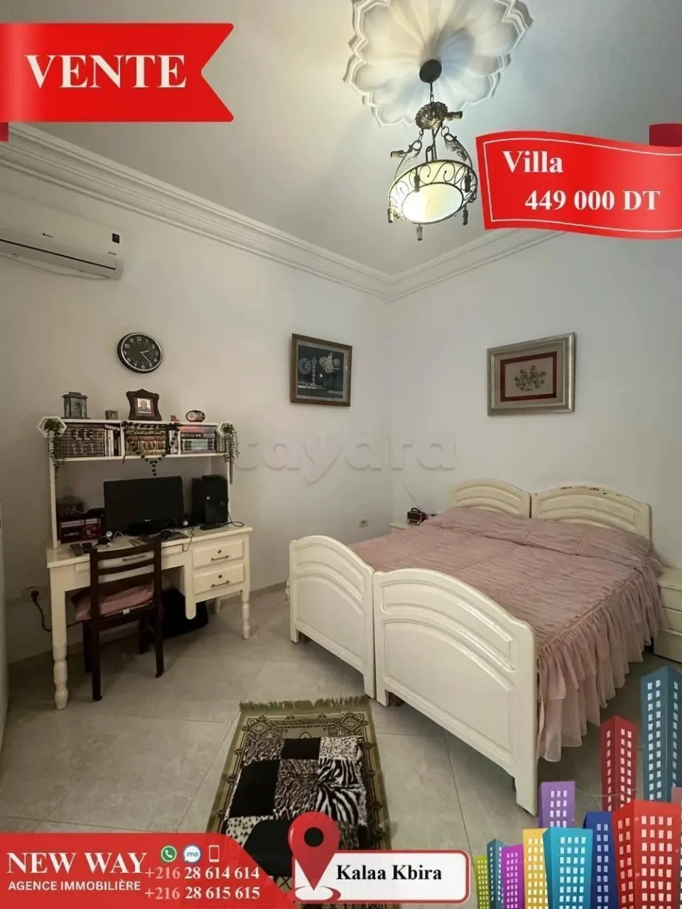 Villa à Kalàa Kbira , dans un quartier résidentiel