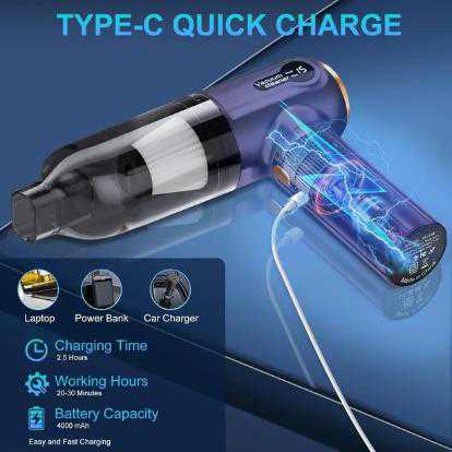 Aspirateur à main multifonctions rechargeable marque Ledeak